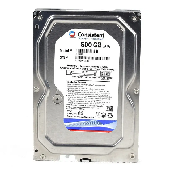 Consistent 500gb Desktop Green SATA Internal HDD